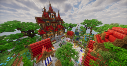 Red Wooden Medieval Spawn