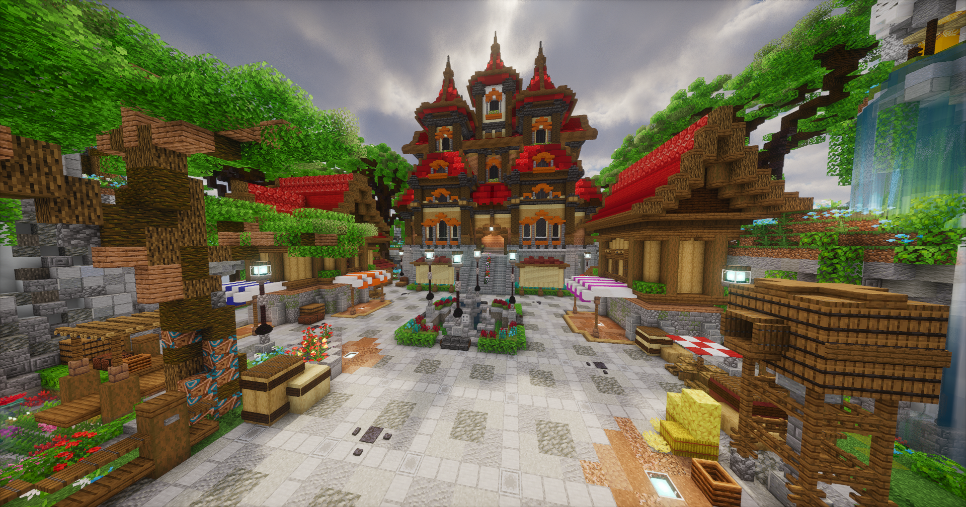 Red Wooden Medieval Spawn