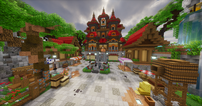 Red Wooden Medieval Spawn