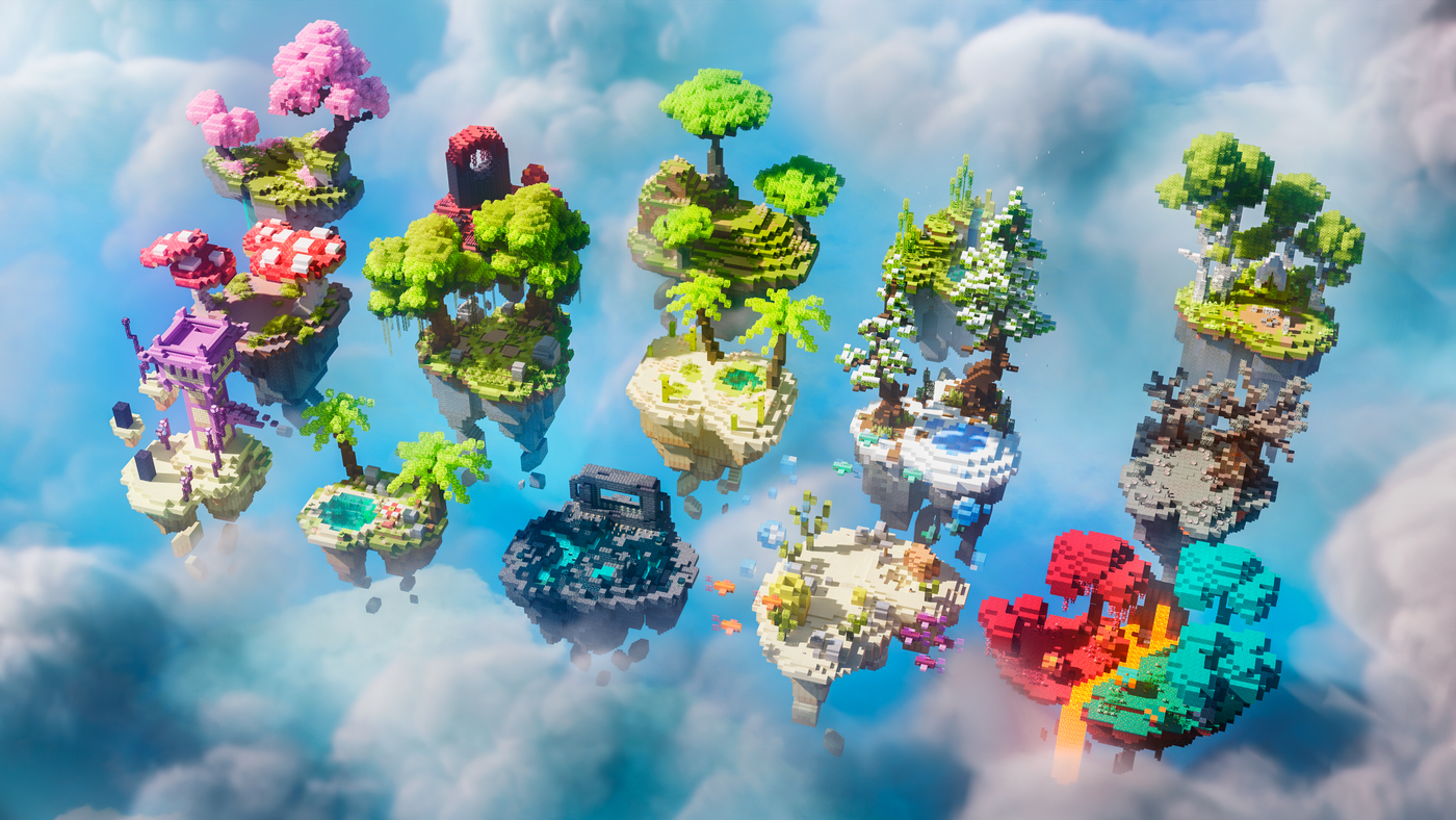 x15 Skyblock Island Pack — skyblock island pack, render