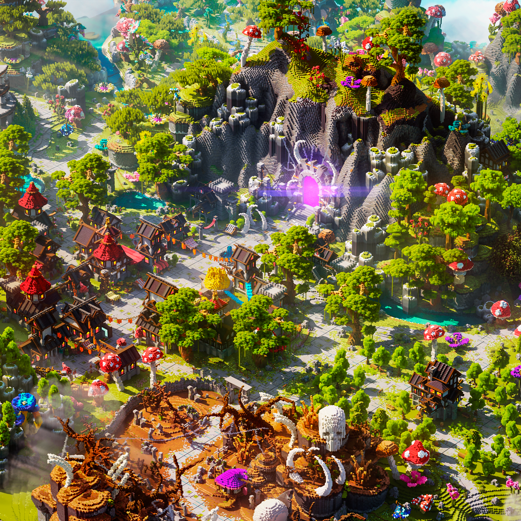 Skyblock RPG Hub Hypixel Like