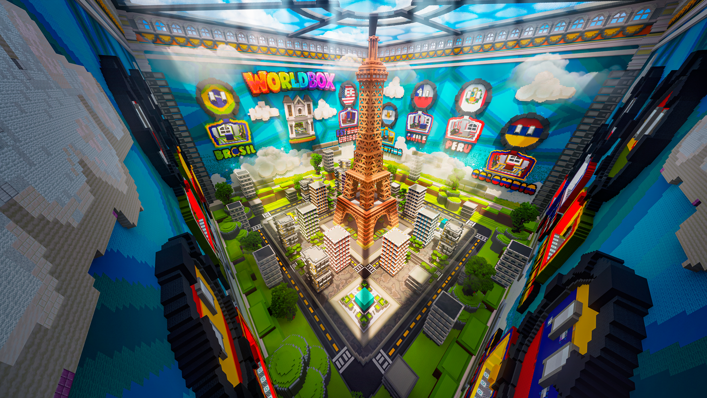 World Box PvP — Minecraft warzone, render