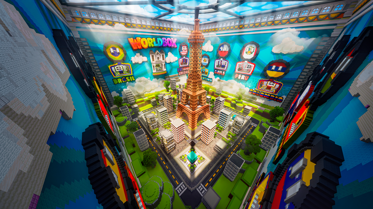 World Box PvP — Minecraft warzone, render
