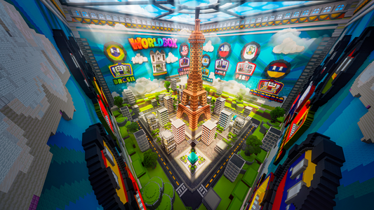 World Box PvP — Minecraft warzone, render